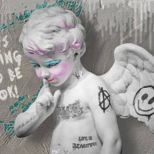 It's Going To Be OK limited edition Fine Art Giclée print by Neil Pengelly celebrating individuality, confidence and LGBTQ+ pride.