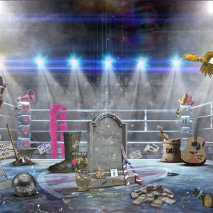 It Was Real To Us limited edition Fine Art Giclée print by Neil Pengelly celebrating classic WWF wrestling nostalgia through hidden references and visual storytelling.